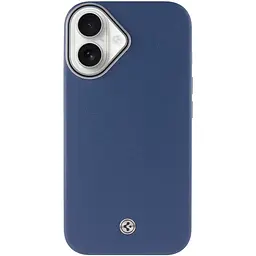 Чохол SGP PC+Leather with MagSafe для Apple iPhone 16 Plus (6.7) Blue - мініатюра 2