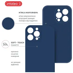 Чохол до мобільного телефона Intaleo SoftShell Apple iPhone 14 Pro Max Blue (1283126557842) - мініатюра 5