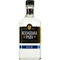 Водка Козацька рада Special 40% 0.5 л