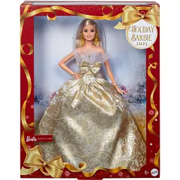 Колекційна лялька Barbie Signature Святкова блондинка (JBH95) - мініатюра 6