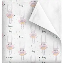 Пелюшка багаторазова Cosas непромокаюча Bunny Fairy 70х120 см (Diaper_BunnyFairy_70x120)