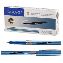 Ручка масляна PIANO синій 0,7мм PT-263