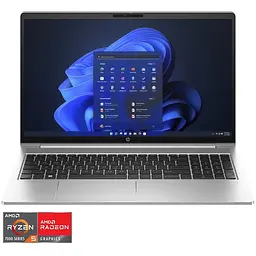 Ноутбук HP ProBook 455 G10 з процесором AMD Ryzen™ 5 7530U 4.5GHz, 15.6", Full HD, IPS, 16GB DDR4 RAM, 512GB SSD, AMD Radeon™ графікою, Windows 11 Pro, Pike сріблястий