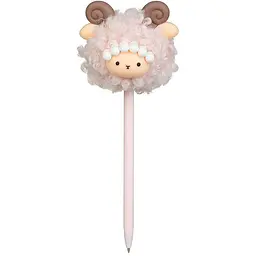 Ручка кулькова ZiBi Fluffy Lamb 0.7 мм синя (ZB.2022) - мініатюра 5