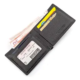 Чоловічий гаманець ST Leather 18319 (ST160) чорний шкіряний - мініатюра 5