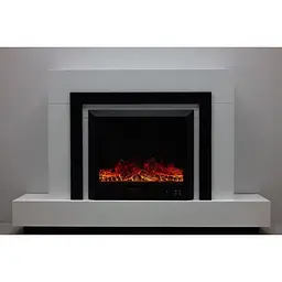 Камін електричний Fireplace Craftsman Tokado White Bluetooth (10080122)