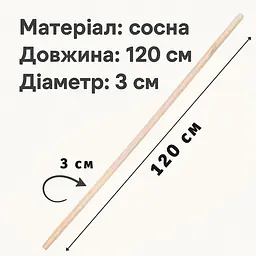 Граблі сталеві завиті з 12 зубами з держаком (черенком) 1.2 м, Господар 86093 - мініатюра 6