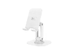 Тримач для телефона Hoco HD6 Winner dual-axis rotating desktop stand White