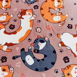 Плед Love You Кото-батончики фліс 150x200 см (8192) - мініатюра 5