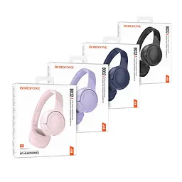 Бездротові накладні навушники BOROFONE BO32 Show BT headphones чорний - мініатюра 3