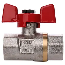 Кран кульовий прямий Q Professional 1/2″ ВВ КБ PN40 QP151 - мініатюра 3
