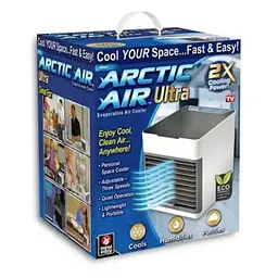 Портативний міні кондиціонер 10Вт Arctic Air Ultra PRO 3в1 з функцією зволоження та охолодження Білий/Чорний - мініатюра 9