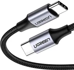 Кабель синхронізації Ugreen US261 Type-C - Type-C 3A Cable Aluminum Braid 1 м Black (50150) - мініатюра 3