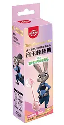 Льодяник Amos Tasty Sounds Audio Lollipop Zootopia Peach Flavour Джуді 12г - мініатюра 4