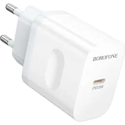 Зарядний пристрій BOROFONE BA99A USB-C PD20W white (6941991121357) - мініатюра 2