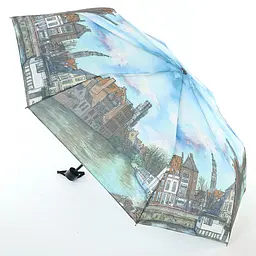 Жіноча складана парасолька механічна Art Rain 99 см різнобарвна - мініатюра 2