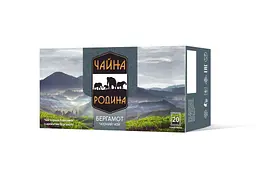 Чай пакетований чорний Чайна Родина Бергамот 30 г (1,5 г) NEW 20 пакетиків