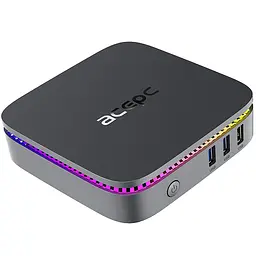 Міні-ПК Acepc PicoBox AK1 Plus / Intel Processor N150 / RAM 16GB / SSD 512GB / LAN / Wi-Fi / Bluetooth / Windows 11 Pro (Без ключа) / Сірий - мініатюра 4