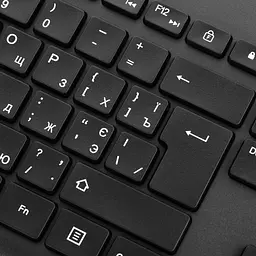 Клавіатура мембранна 230, 106key, WL, EN/UK, чорний HP teh0013843 - мініатюра 8