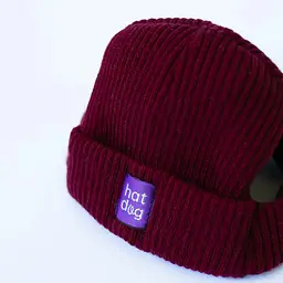 Шапка для собак Hat-Dog бордо (XL) - мініатюра 4