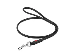 Повідець для собак WAUDOG Glamour круглий XS d 8 мм Д 122 см чорний (33771)