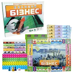 Настільна гра Strateg Великий бізнес, укр. мова (30452) - мініатюра 3