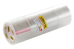 Скотч односторонній Unifix 72 мм x 80 м x 40 мкм прозорий - мініатюра 2