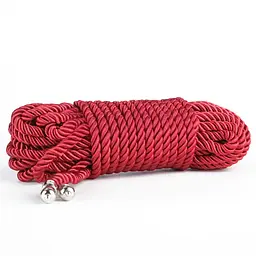 Мотузка - Rebellion Reign Red Bondage Rope, 10 м - мініатюра 3