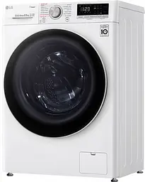Пральна машина LG з фронтальним завантаженням F2V5GS0W, 8,5кг, 1200, A+++-30%, Пар, глибина 47см, Дисплей, Інвертор, Білий (F2V5GS0W) - мініатюра 3