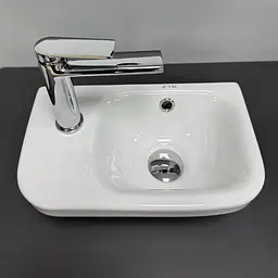 Умивальник VBI Cupi R підвісний 36x22x14 см white VBI-015625 - мініатюра 5