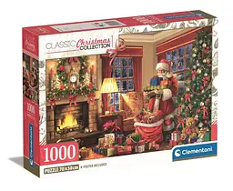 Різдвяний пазл Санта Клаус (Christmas Collection) - 1000 шт Clementoni 39924