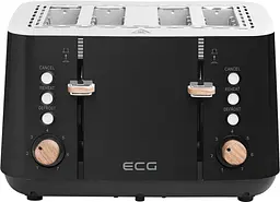 Тостер ECG ST 4768 Timber Black - мініатюра 9