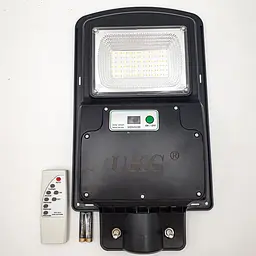 Ліхтар вуличний акумуляторний світильник 10000mAh з пультом на сонячній батареї LED Solar Street Light 125W UKC 7778