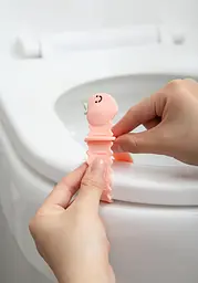 Ручка для кришки унітазу рожева - мініатюра 2