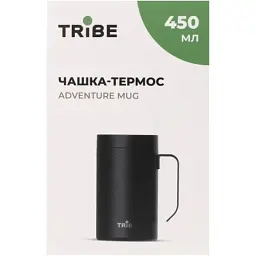 Термокружка Tribe Adventure Mug 450 мл black (T-FA-0032-black) - миниатюра 4