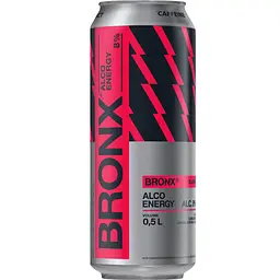 Напій слабоалкогольний енергетичний Bronx Чорна вишня 8% з/б 0.5 л