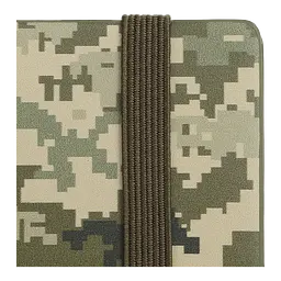 Щотижневик датований Buromax Military 2026 85 x 153 мм штучна шкіра світло-зелений (BM.2896-15) - мініатюра 6