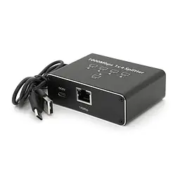 Активний RJ 45 сплітер 1=>4 порти, підтримує 1000 Mbps, with Type-C power supply - мініатюра 4