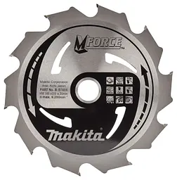 Диск пиляльний по дереву 165х20 мм 10T Makita M-Force B-07886