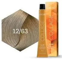 Суперосвітлювальна крем-фарба для волосся Lakme Collage Clair Superblonding Creme 1+2 відтінок 12/63 (коричнево золотавий блондин) 60 мл - мініатюра 2