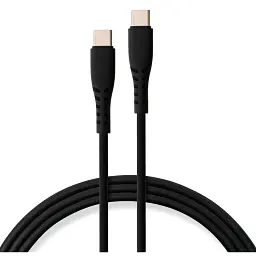 Дата кабель USB-C to USB-C 2.0m 240W Chip Silicon Black Vinga (VCDCCC2242SB)