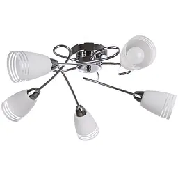 Люстра стельова Brille E14 40W CH (LK-533C/5)
