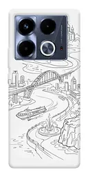 TPU чохол Demsky Dnipro spirit для Infinix Note 40 4G