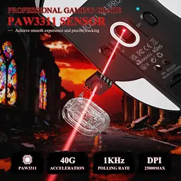 Мышь Attack Shark V3 Pro Wireless (AS-6972792472584-W) White (G-000004009) - миниатюра 6