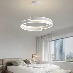 Стильна підвісна LED-люстра Art 2461/500+500WH - мініатюра 6