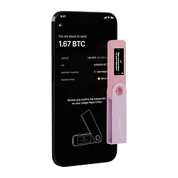 Апаратний гаманець для криптовалют Ledger Nano S Plus Pastel Pink (LNSPPP) - мініатюра 7