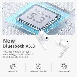 Бездротові навушники Bluetooth 5.3 4 ENC з шумопоглинанням - мініатюра 5
