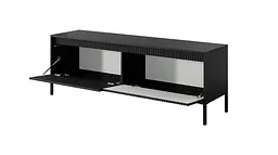 Тумба під телевізор Perfect Home Сенсо / Senso 2-дверна 2D/153 Чорний (PFH-091137) - мініатюра 6