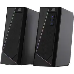 Мультимедійна акустика 2E PCS233 RGB 2.0 USB Black (2E-PCS233BK)