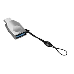 Adapter Hoco UA9 Type-C OTG Pearl Nickel - мініатюра 3